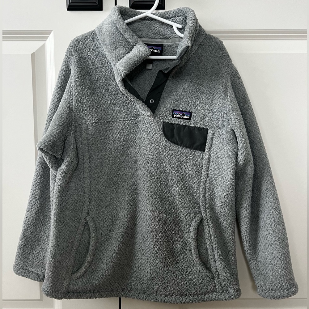Patagonia re-tool snap fleece pullover size Small 7-8